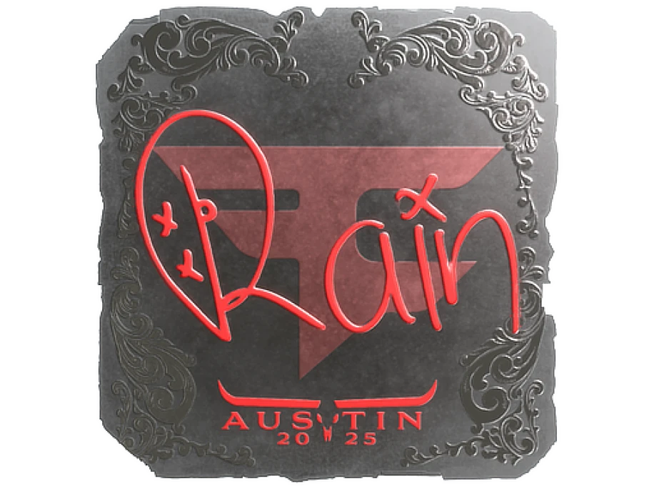 rain (металлическая) | Остин-2025