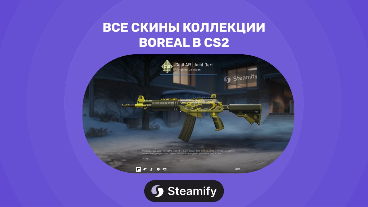 Все скины коллекции Boreal в CS2