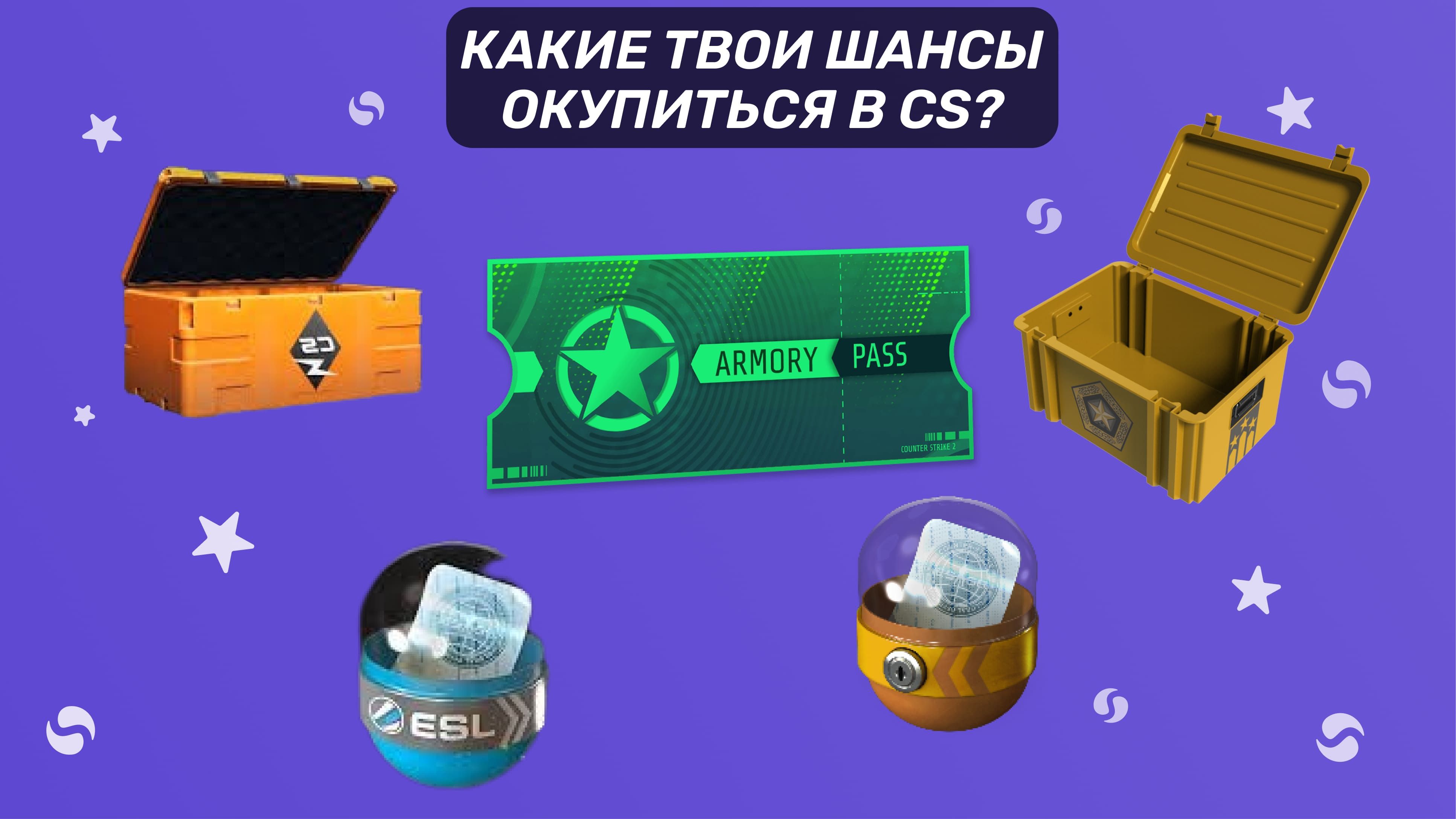 Лучшие и худшие кейсы, капсулы и предметы Armory для открытия в CS2 — анализ окупаемости