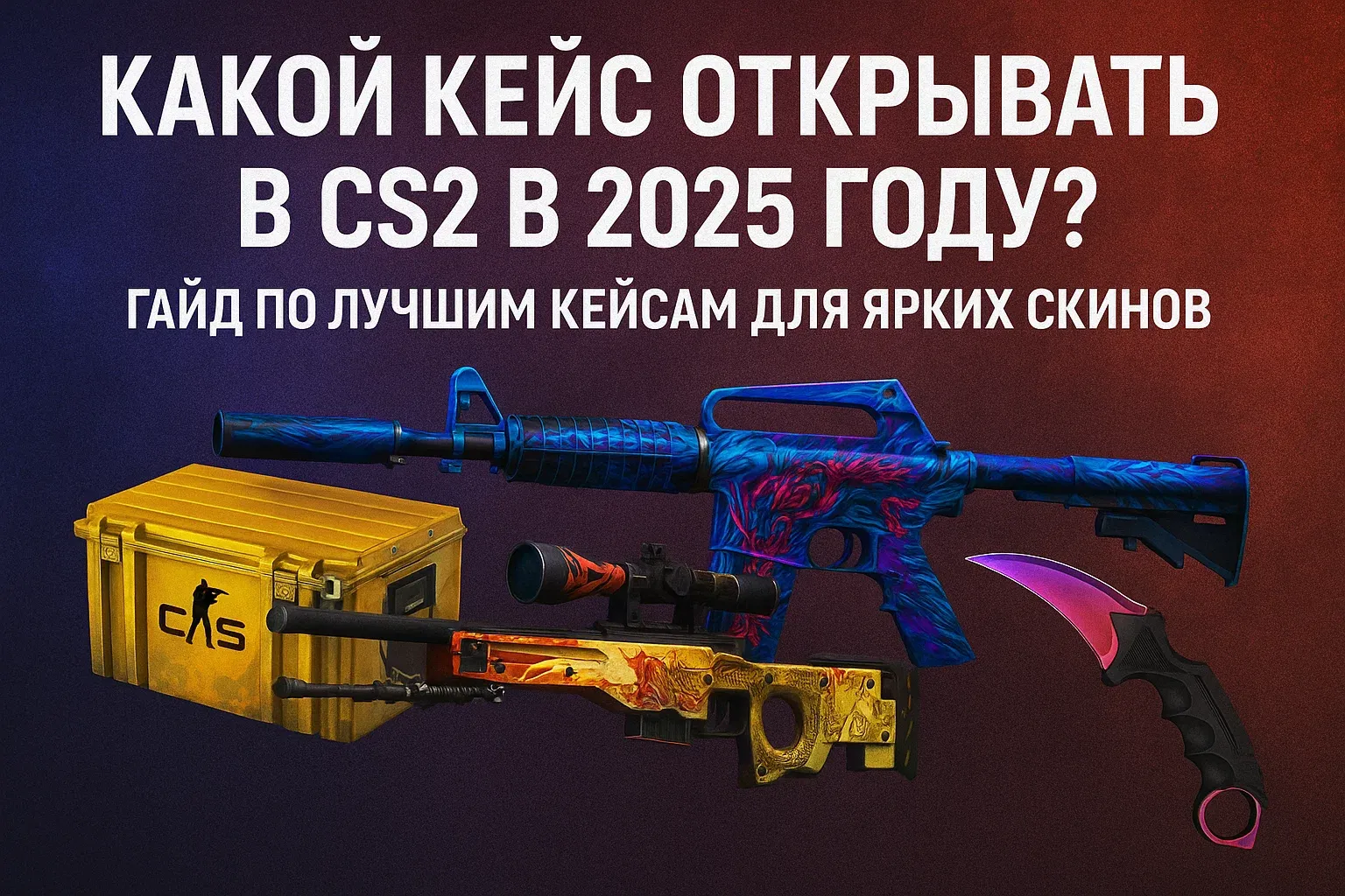 Какой кейс лучше открывать в CS2: Гайд по лучшим кейсам с ножами и скинами в 2025 году