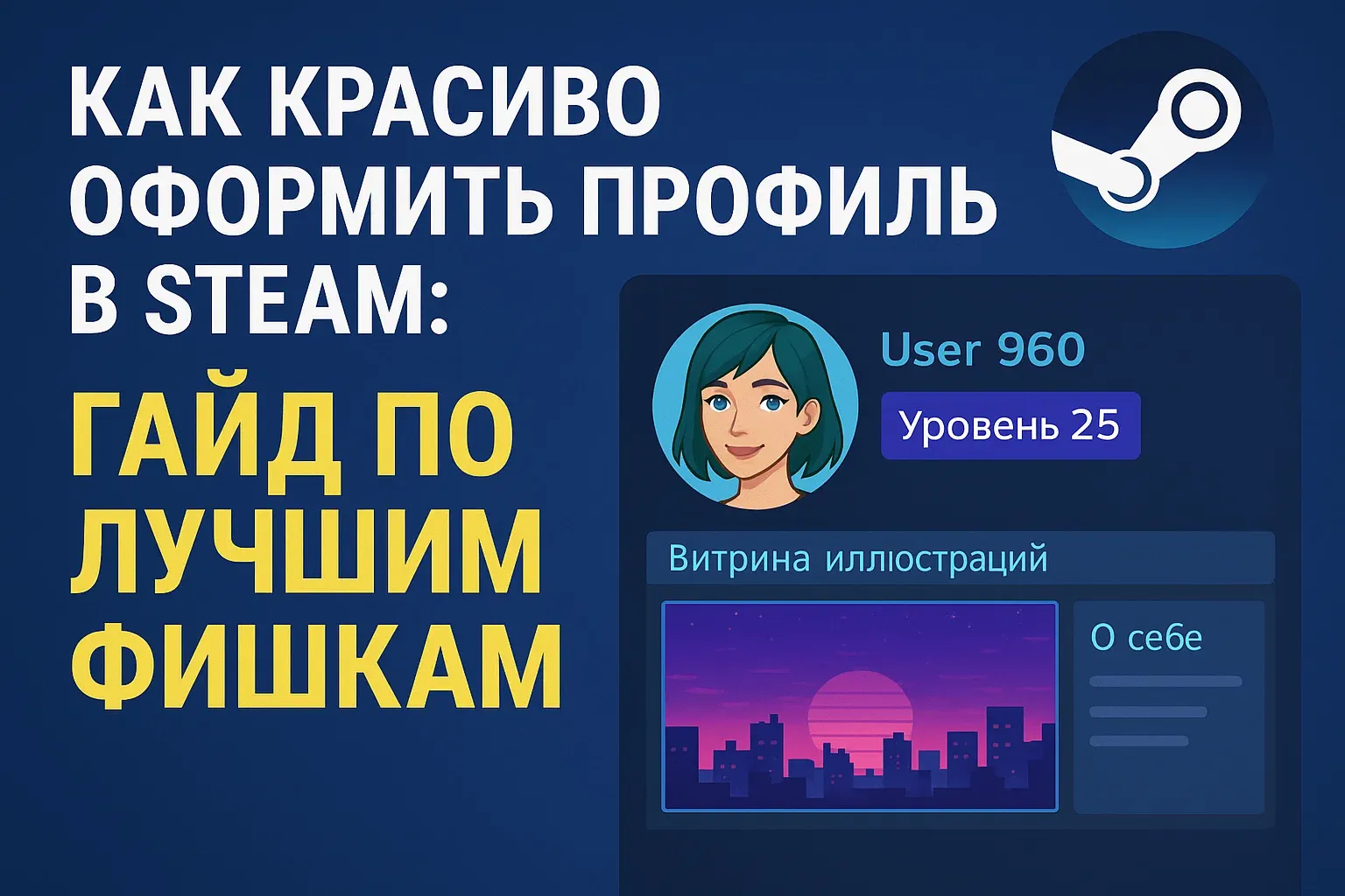 Как красиво оформить профиль в Steam: гайд по лучшим фишкам