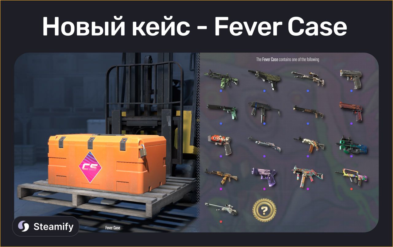 Кейс Fever Case с AWP Printstream