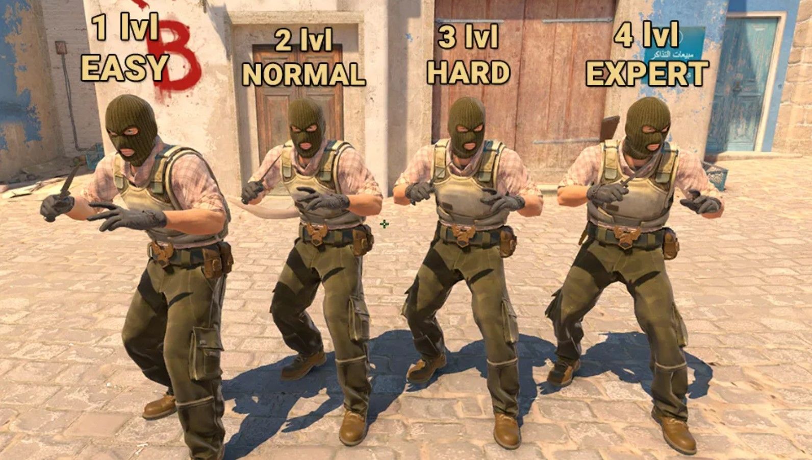 Cs2 Bot Difficulty Chart Как повысить сложность ботов в CS 2: консольные команды и настройка для ...
